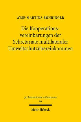 Die Kooperationsvereinbarungen der Sekretariate multilateraler Umweltschutzübereinkommen