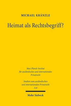 Heimat als Rechtsbegriff?