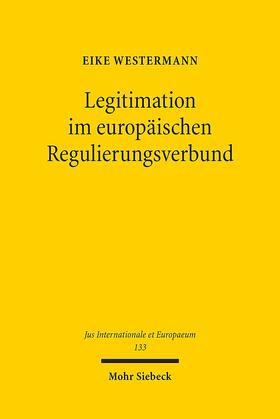 Westermann: Legitimation im europäischen Regulierungsverbund