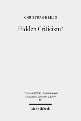 Hidden Criticism?