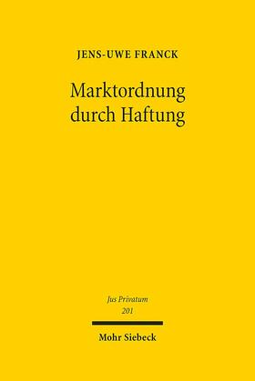 Marktordnung durch Haftung