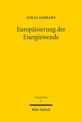 Assmann, L: Europäisierung der Energiewende