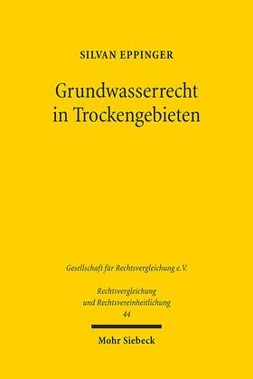 Grundwasserrecht in Trockengebieten