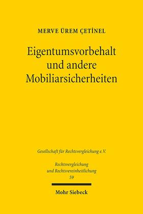 Ürem Çetinel, M: Eigentumsvorbehalt und andere Mobiliarsiche