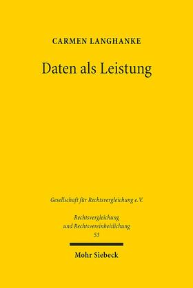 Daten als Leistung