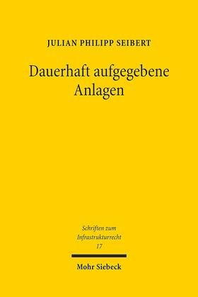 Seibert, J: Dauerhaft aufgegebene Anlagen