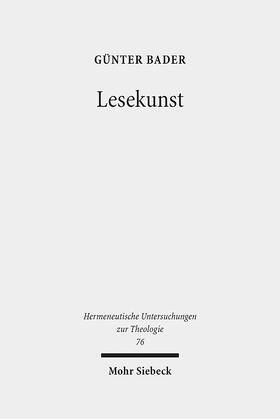 Lesekunst