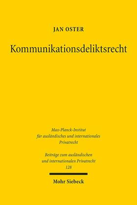 Kommunikationsdeliktsrecht