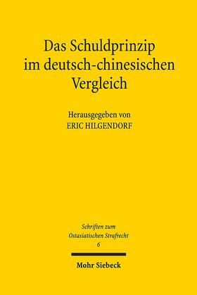 Das Schuldprinzip im deutsch-chinesischen Vergleich