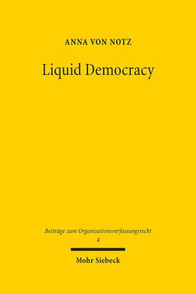 Notz, A: Liquid Democracy