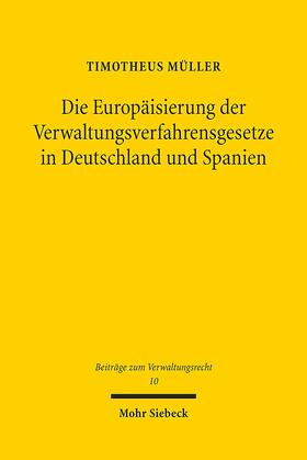 Müller, T: Europäisierung der Verwaltungsverfahrensgesetze i
