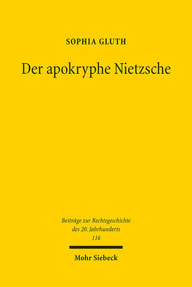 Gluth, S: Der apokryphe Nietzsche