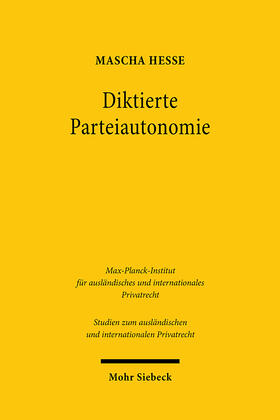 Diktierte Parteiautonomie