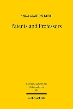 Patents and Professors