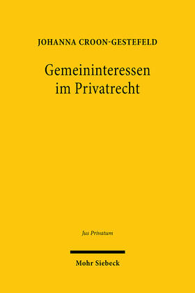 Gemeininteressen im Privatrecht