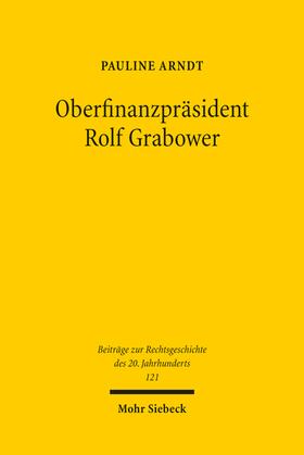 Arndt, P: Oberfinanzpräsident Rolf Grabower
