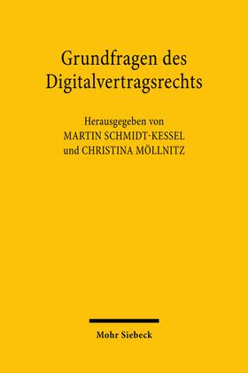 Grundfragen des Digitalvertragsrechts