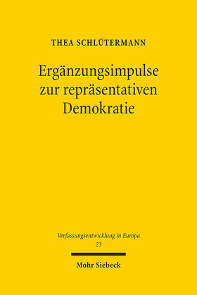 Ergänzungsimpulse zur repräsentativen Demokratie