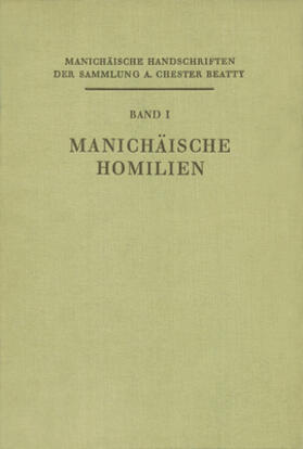 Manichäische Handschriften der Sammlung A. Chester Beatty