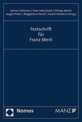 Festschrift Franz Merli