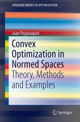 Convex Optimization in Normed Spaces