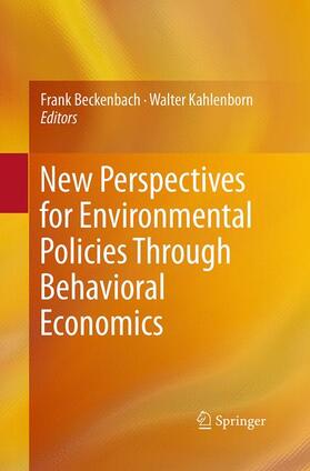 New Perspectives for Environmental Policies Through Behavioral Economics