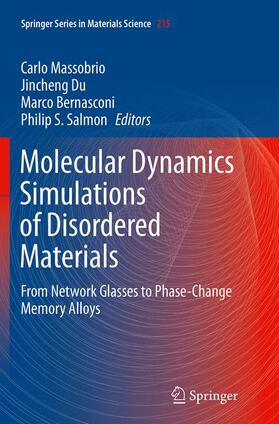 Molecular Dynamics Simulations of Disordered Materials