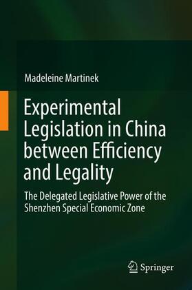 Experimental Legislation in China between Efficiency and Legality