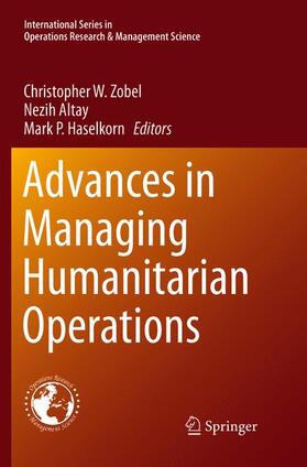 Advances in Managing Humanitarian Operations