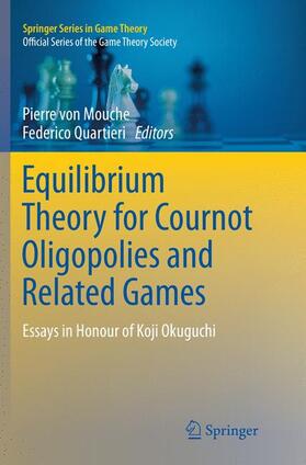 Equilibrium Theory for Cournot Oligopolies and Related Games