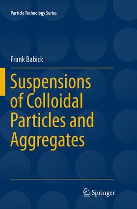 Suspensions of Colloidal Particles and Aggregates