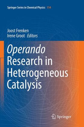 Operando Research in Heterogeneous Catalysis