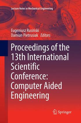 Proceedings of the 13th International Scientific Conference
