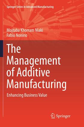 The Management of Additive Manufacturing