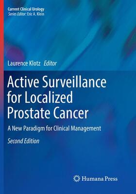 Active Surveillance for Localized Prostate Cancer