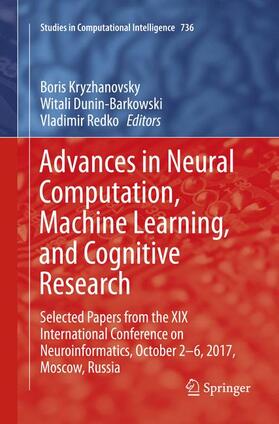 Advances in Neural Computation, Machine Learning, and Cognitive Research