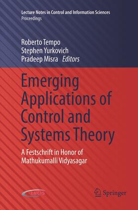 Emerging Applications of Control and Systems Theory