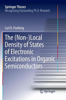 The (Non-)Local Density of States of Electronic Excitations in Organic Semiconductors