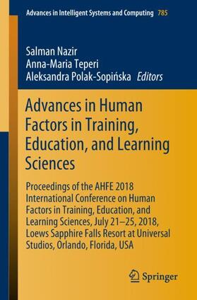 Advances in Human Factors in Training, Education, and Learning Sciences