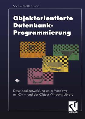 Objektorientierte Datenbankprogrammierung