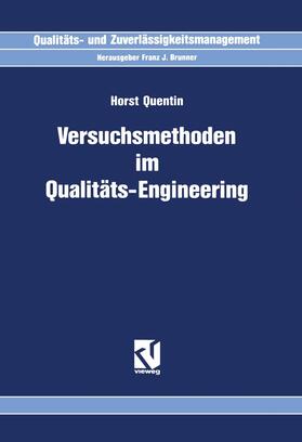 Versuchsmethoden im Qualitäts-Engineering