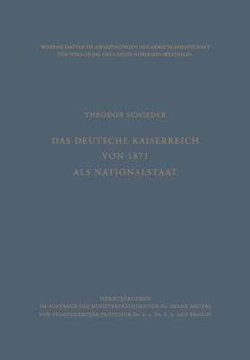 Das Deutsche Kaiserreich von 1871 als Nationalstaat