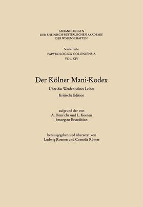 Der Kölner Mani-Kodex