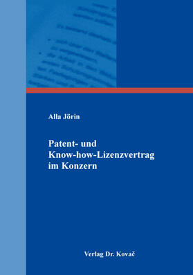 Patent- und Know-how-Lizenzvertrag im Konzern
