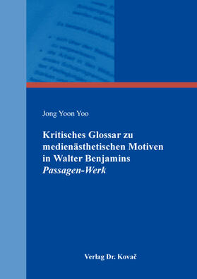 Kritisches Glossar zu medienästhetischen Motiven in Walter Benjamins Passagen-Werk