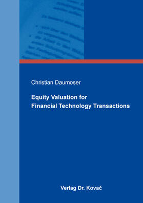 Equity Valuation for Financial Technology Transactions