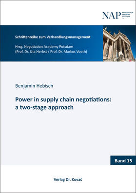Power in supply chain negotiations: a two-stage approach
