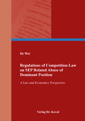 Regulations of Competition Law on SEP Related Abuse of Dominant Position