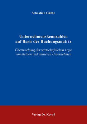 Unternehmenskennzahlen auf Basis der Buchungsmatrix