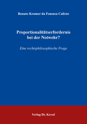 Proportionalitätserfordernis bei der Notwehr?